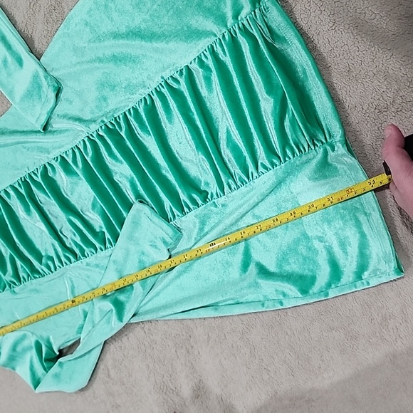 #girls #beautiful #green #dress size XXL (18) - Picture 2 of 6